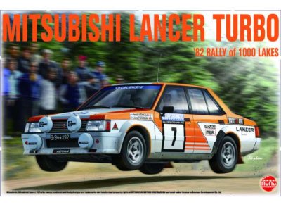 Zoom bild av 1/24 Mitsubishi Lancer Turbo 1000 Lakes 1982 -PROMO!