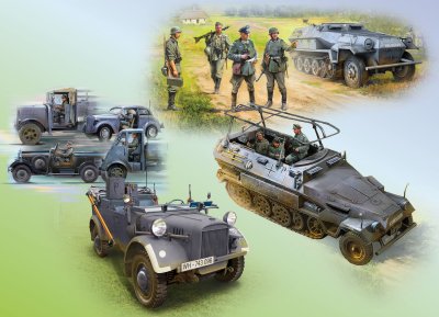 Zoom bild av 1/35 Battle of France, spring 1940. German combat vehicles