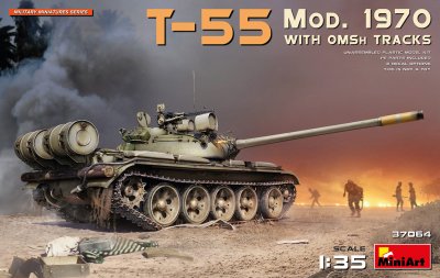Zoom bild av T-55 Mod. 1970 WITH OMSh TRACKS 1/35