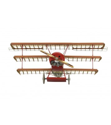 Zoom bild av Fighter Fokker Dr I. 1:16 Wooden and Metal Aircraft Model