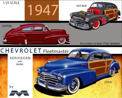Zoom bild av 1/25 1947 Chevrolet Fleetmaster Sedan