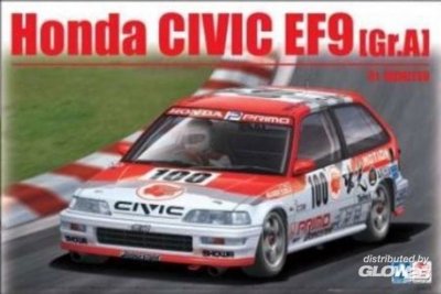 Zoom bild av CIVIC EF9 GROUP A 1992. SKALA 1/24