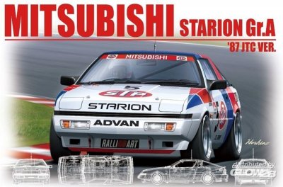 Zoom bild av MITSUBISHI STARION Gr.A 87 JTC. SKALA 1/24
