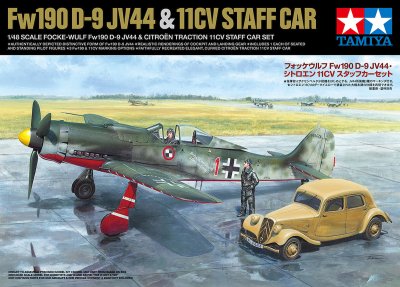 TAMIYA 1/48 Focke-Wulf Fw190 D-9 JV44 & Citroën Traction