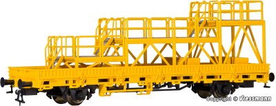 Zoom bild av H0 Low side car with platform GleisBau, finished model