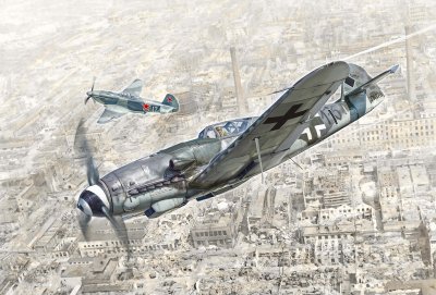 Zoom bild av MESSERSCHMITT Bf-109 K4. SKALA 1/48