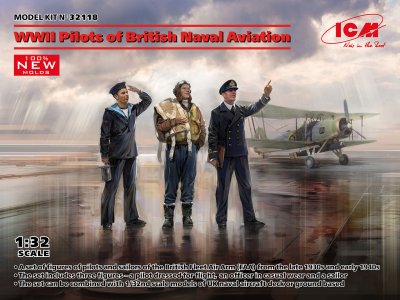 Zoom bild av ICM WWII Pilots of British Naval Aviation 1/35