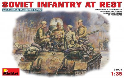 soviettisk infanteri pauserer 1943-45 1/35