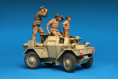 Zoom bild av DINGO Mk.1b BRITISH SCOUT CAR med mandskab 1/35