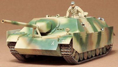 Zoom bild av GERMAN JAGDPANZER IV L/70 LANG MED 1 FIGUR. SKALA 1/35