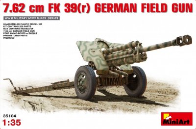7.62cm FK 39(r) tysk maskingevær 1/35
