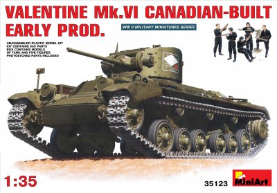 Zoom bild av VALENTINE Mk. VI CANADIAN – BUILT EARLY PROD 1/35