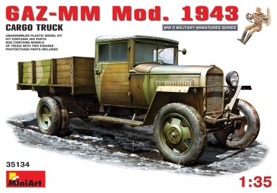 Zoom bild av GAZ-MM Mod.1943 CARGO TRUCK 1/35