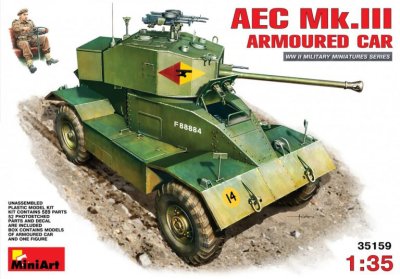 Zoom bild av AEC Mk.III ARMOURED CAR 1/35