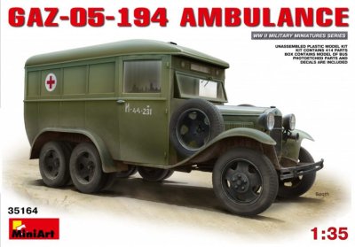 Zoom bild av GAZ-05-194 AMBULANCE 1/35