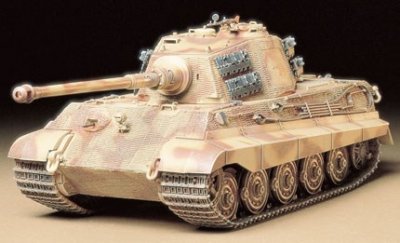 Zoom bild av GERMAN KING TIGER PROD. TURRET MED 1 FIGUR. SKALA 1/35