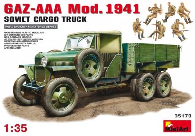 Zoom bild av GAZ-AAA Mod. 1941. SOVIET CARGO TRUCK 1/35