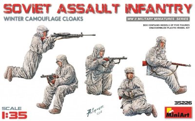 Zoom bild av 1/35 oviet Assault Infantry (Win.Camouflage Cloaks