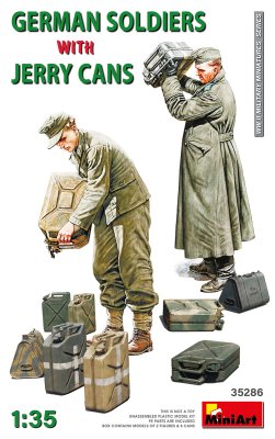 Zoom bild av GERMAN SOLDIERS WITH JERRY CANS 1/35