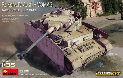 Zoom bild av Pz.Kpfw.IV Ausf. H Vomag. MID PROD. JULY 1943. INTERIOR KIT 1/35