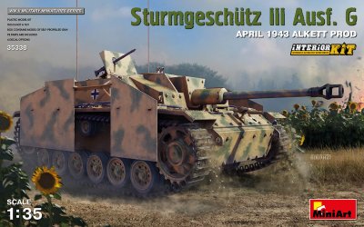 Zoom bild av Sturmgeschutz III Ausf. G APRIL 1943 ALKETT PROD. INTERIOR KIT 1/35