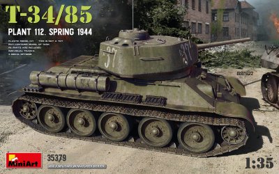 Zoom bild av T-34-85 Plant 112 Spring 1944 1/35