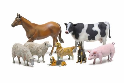 Zoom bild av TAMIYA 1/35 Livestock Set II