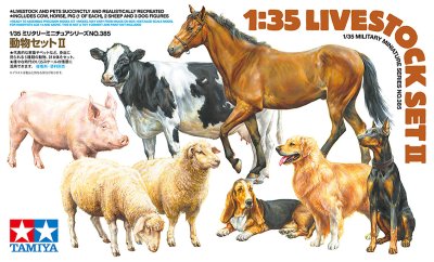 Zoom bild av TAMIYA 1/35 Livestock Set II