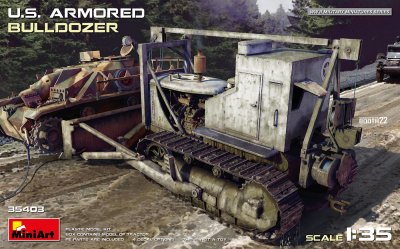 US armeret bulldozer 1/35