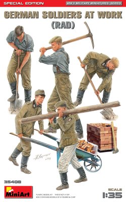 Zoom bild av Tyske soldater på arbejde 1/35
