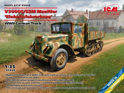 Zoom bild av ICM V3000S/SSM Maultier ‘Einheitsfahrerhaus’ WWII German Truck 1/35