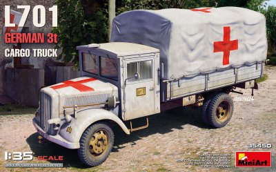 Zoom bild av L701 GERMAN 3T CARGO TRUCK 1/35