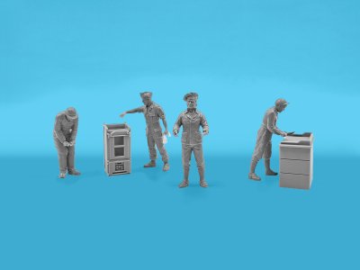 Zoom bild av 1/35 US Field Stove M1937 with cooks