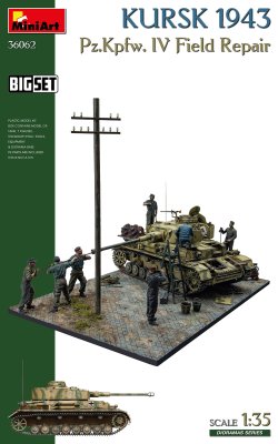 Zoom bild av 1/35 Kursk 1943. Pz.Kpfw. IV Field Repair. Big Set