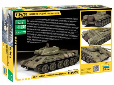 Zoom bild av T-34-76 MOD. 1943"URALMASH" SKALA 1/35