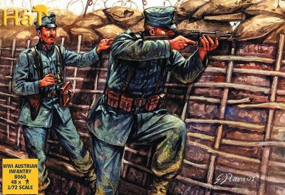 Zoom bild av WWI AUSTRIAN INFANTRY. 48 st. SKALA 1/72