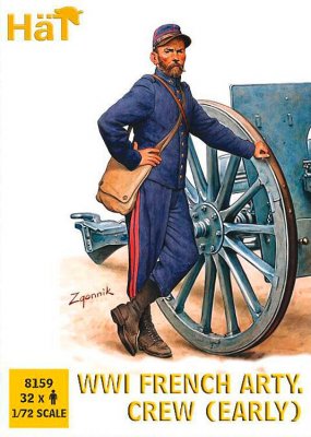 Zoom bild av WWI FRENCGH ARTY. CREW (EARLY) 32 st. SKALA 1/72