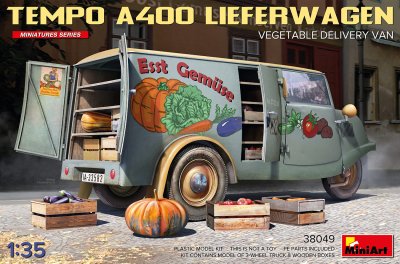 Zoom bild av Tempo A400 Lieferwagen Vegetable Delivery Van 1/35