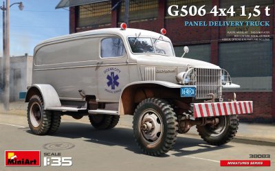Zoom bild av MiniArt G506 4x4 1,5 panel delivery truck 1/35