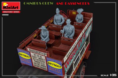 Zoom bild av OMNIBUS CREW AND PASSENGERS SKALA 1/35
