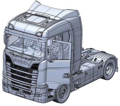 Zoom bild av 1/24 Scania S730 HIGHLINE 4x2