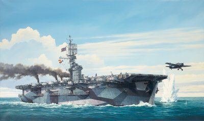 USS GAMBLER BAY (CVE-73) SKALA 1:350