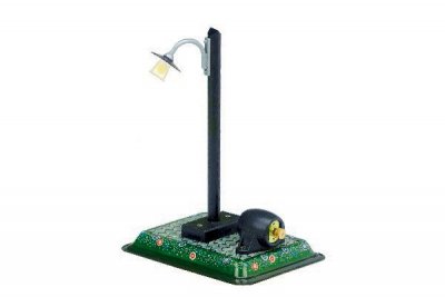 Zoom bild av LAMPA MED DYMO. TILLBEHÖR TILL ÅNGMASKIN