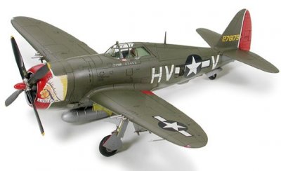 Zoom bild av REPUBLIC P-47D THUNDERBOLT (RAZORBACK) L=153 mm. SKALA 1/72