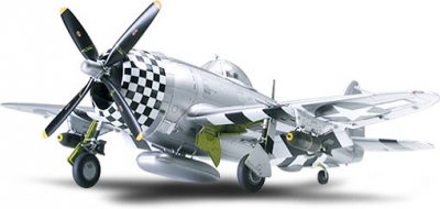 Zoom bild av REPUBLIC P-47D THUNDERBOLT BUBBLETOP. L=239mm. SKALA 1/48