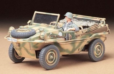 Zoom bild av GERMAN SCHWIMMWAGEN TYPE 166 MED 1 FIGUR. SKALA 1/35