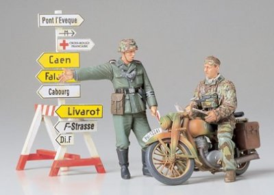 Zoom bild av GERMAN MOTORCYCLE ORDERLY SET. SKALA 1/35