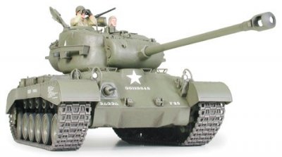 Zoom bild av US TANK M26 PERSING T26E3 MED 2 FIGURER. SKALA 1/35