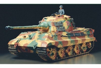 R/C MODEL KING TIGER W/OPTION KIT. SKALA 1/16