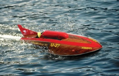 Zoom bild av 1:12 SLO-MO-SHUN IV- WOODEN HULL